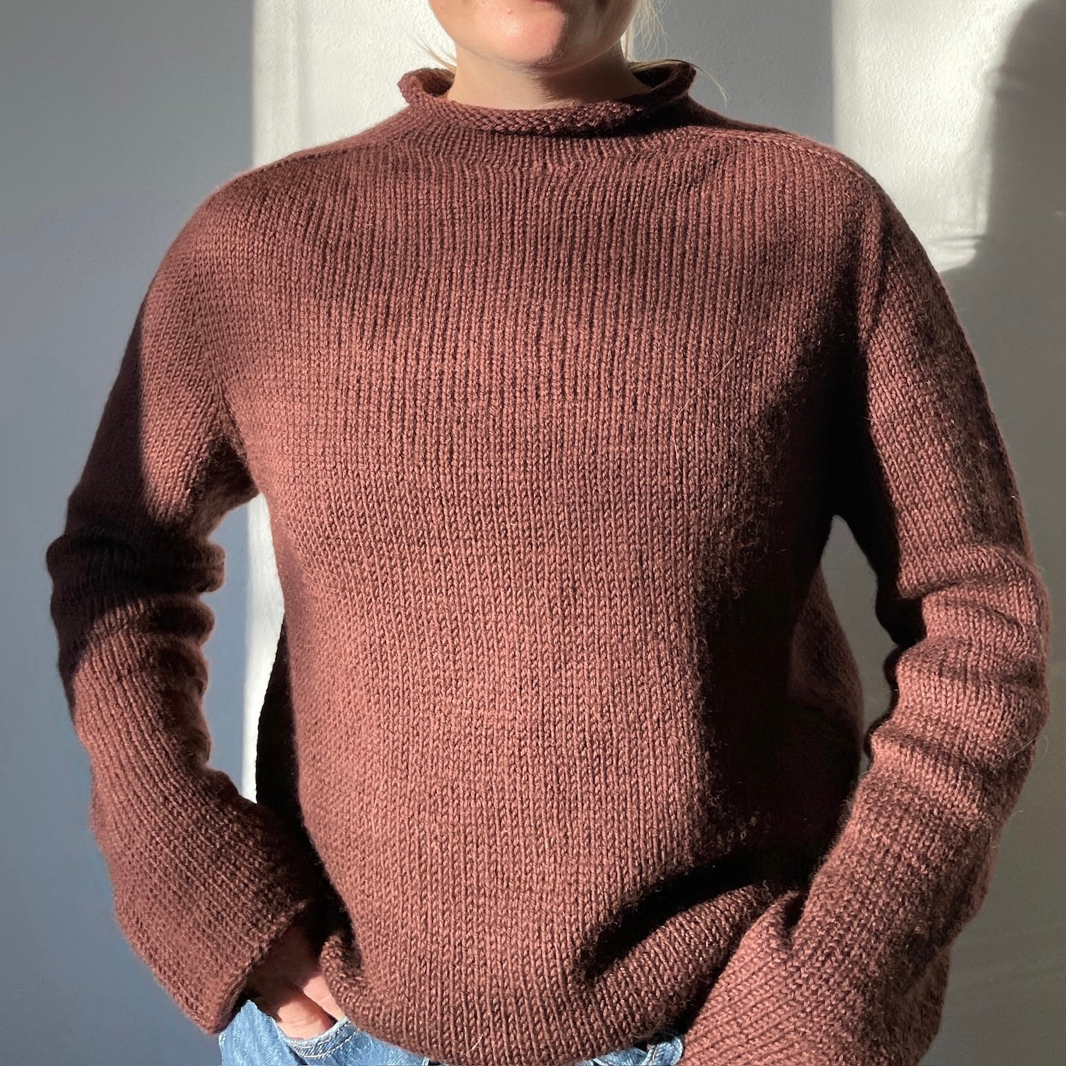 Easy Saddle Shoulder Sweater – easy as knit