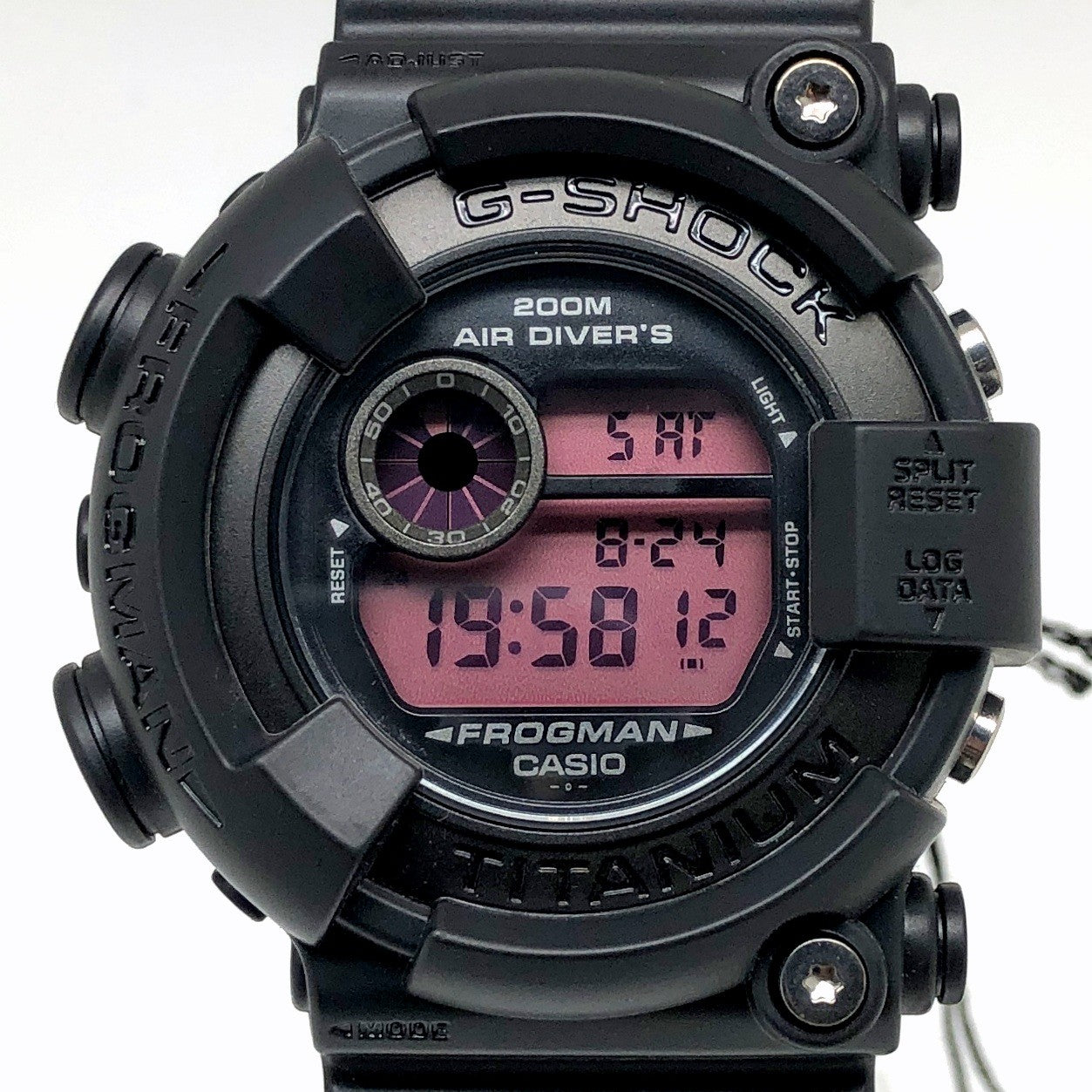 DW-8200BK-1 フロッグマン リアルブラック レッド液晶 – G-BRIDGES