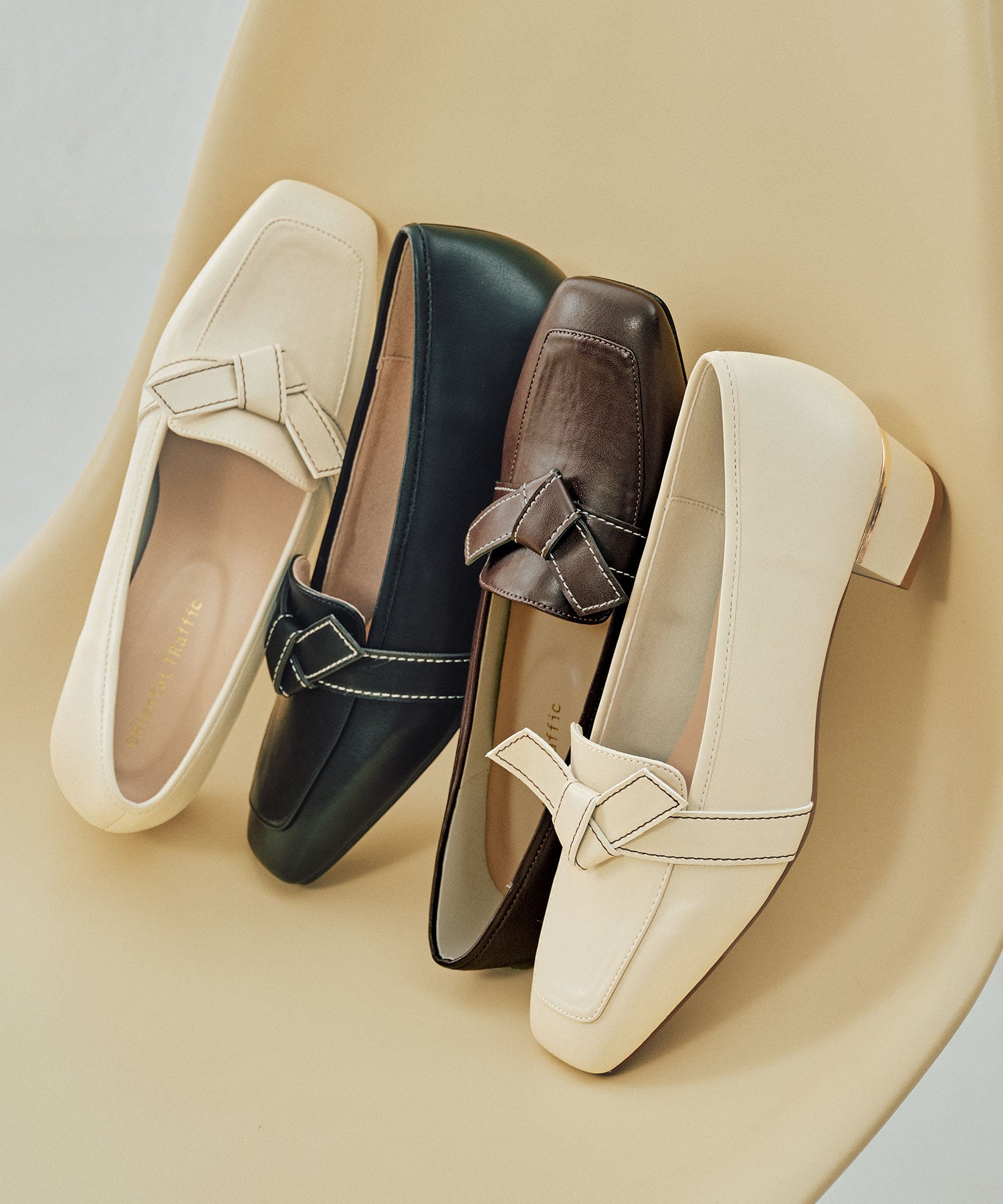 WEB限定】リボンデザイン甲深パンプス/55301 – ORIENTALTRAFFIC