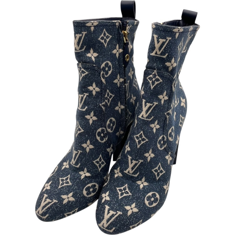 ルイ・ヴィトン LOUIS VUITTON シルエットラインモノグラムデニム