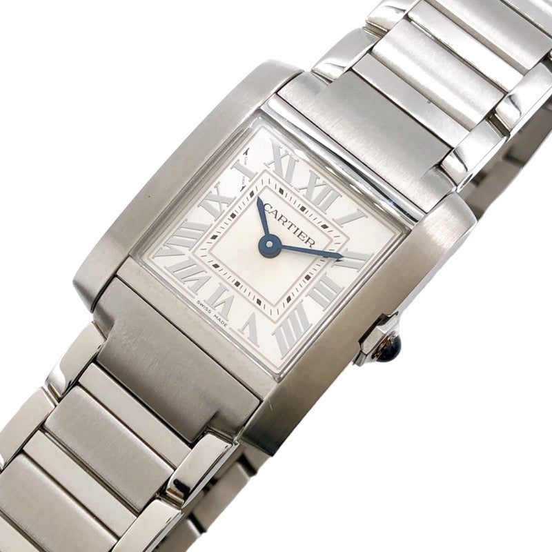 カルティエ Cartier タンクフランセーズ SM WSTA0065 シルバー