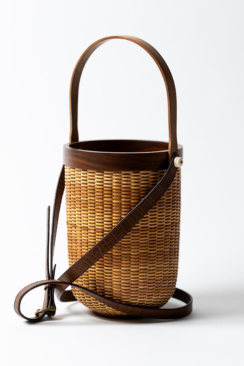 By Order】Nantucket Open Basket With Strap 〈WALNUT〉 – edit & co.