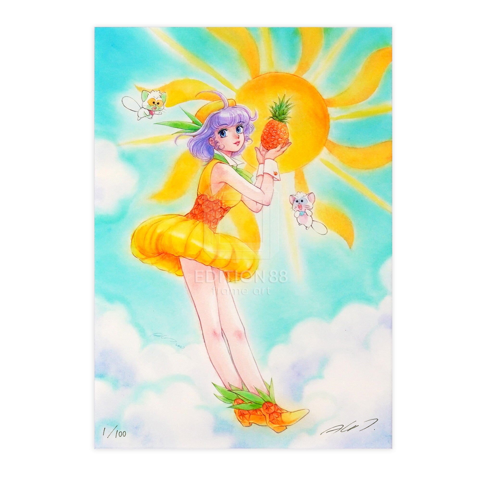 魔法の天使クリィミーマミ」88グラフミニ パイナップルプリンセス/高田