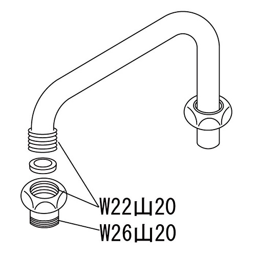 ミヤコ株式会社 / 泡沫パイプ用変換アダプタ