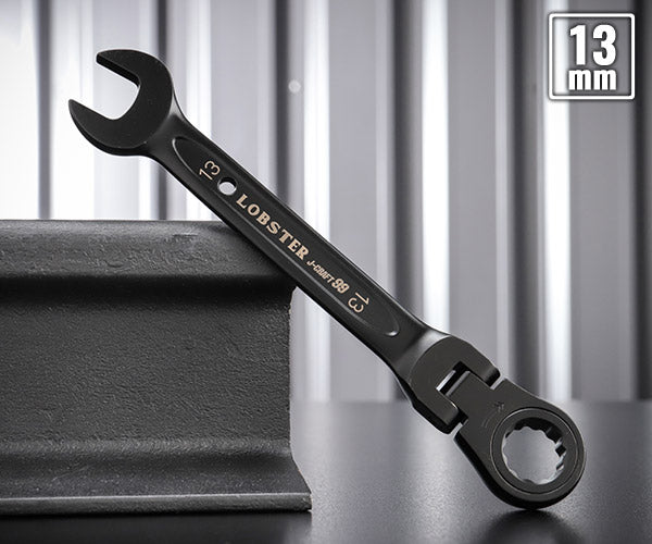 ロブテックス J-CRAFT99 ブラックラチェットコンビネーションレンチ(首