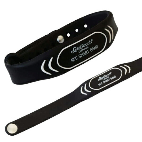 ジェーエスビ eGeeTouchNFC スマートリストバンド (黒2本セット) 5-NFC