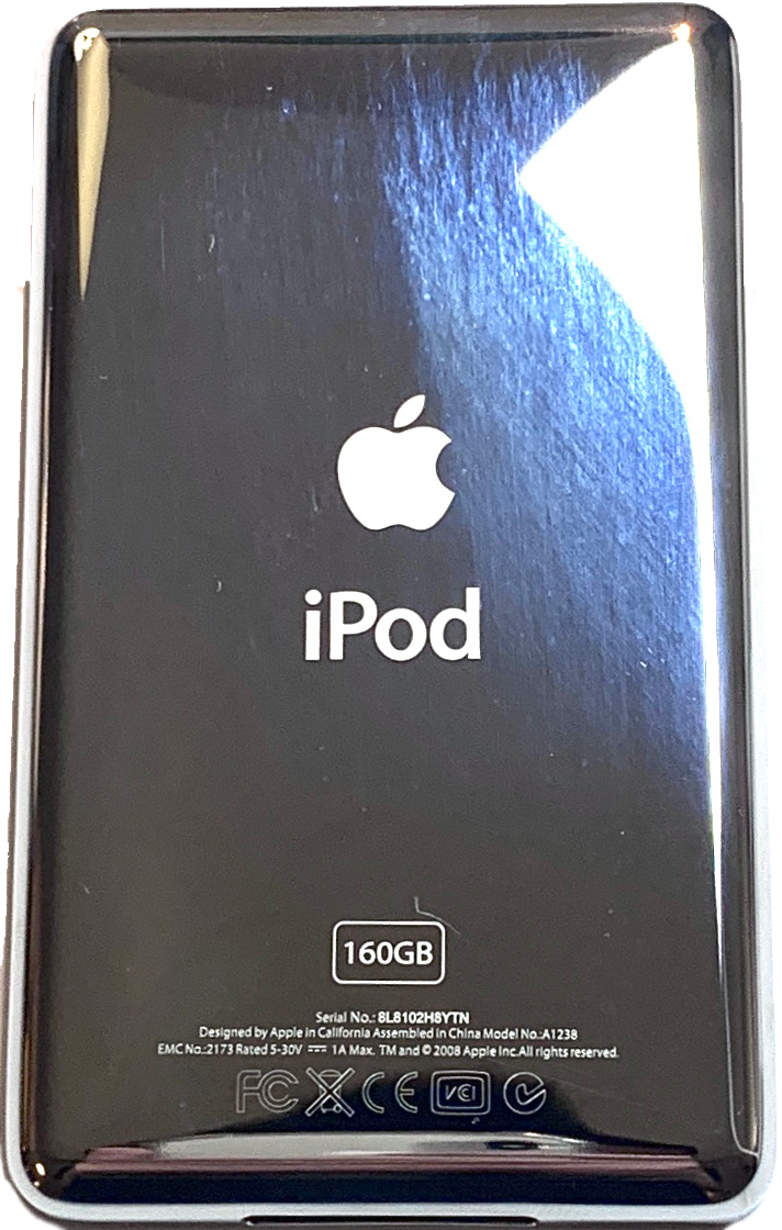 Thick 160GB Backplate for Apple iPod Video Classic 5th 5.5 6th 7th