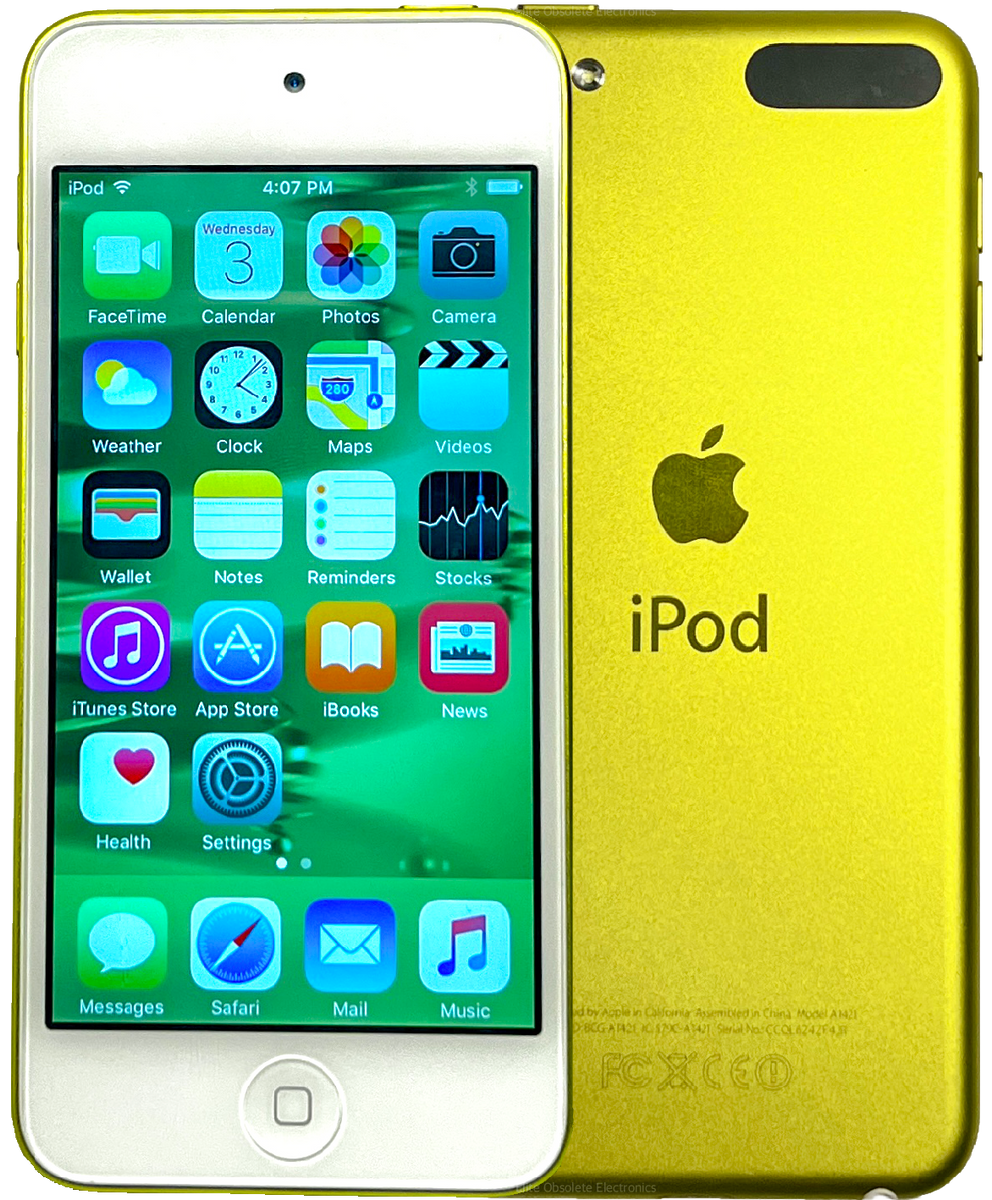 Used Apple iPod Touch 5th Generation 32GB Yellow Green A1421