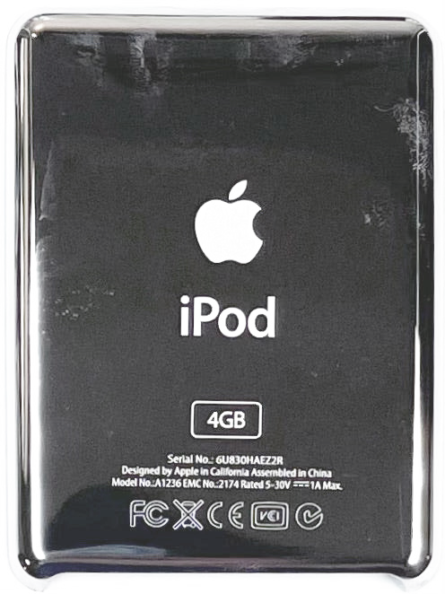 New 4GB Silver Chrome Backplate for Apple iPod Nano 3rd Generation