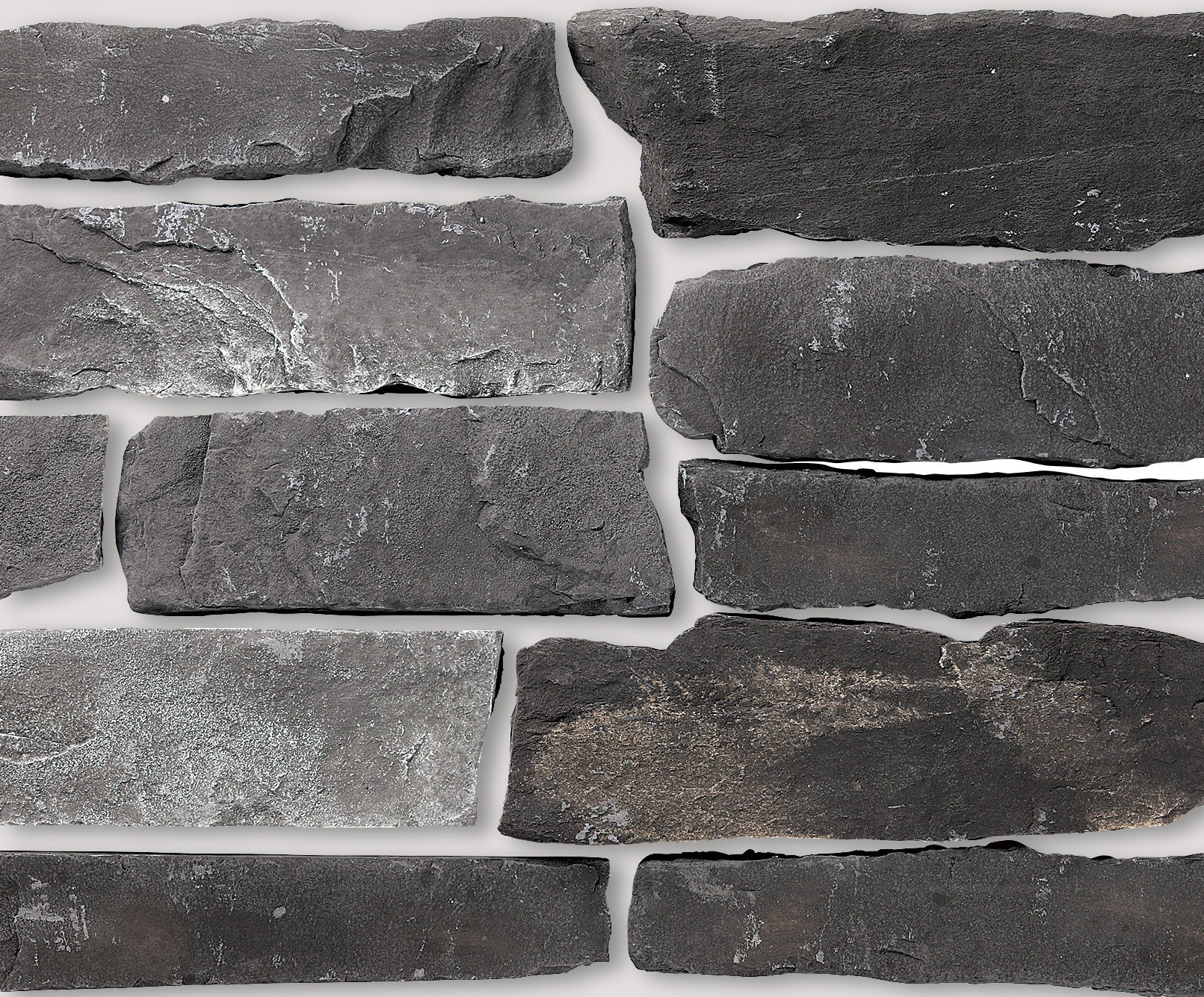 ロックストリーム ブラックMIX 【セメント系人造石｜乱形】 ｜ 株式