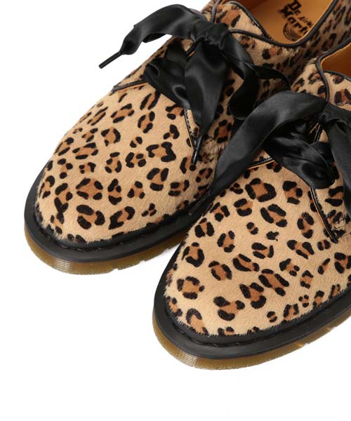 18AW】ドクターマーチン×ビームス 別注レオパード3ホールシューズ