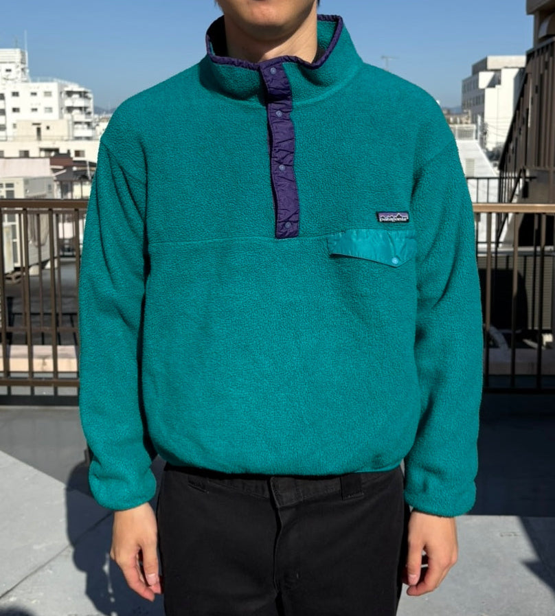 90's PATAGONIA「Synchilla Snap-T」フリースプルオーバー – FUJI STORE
