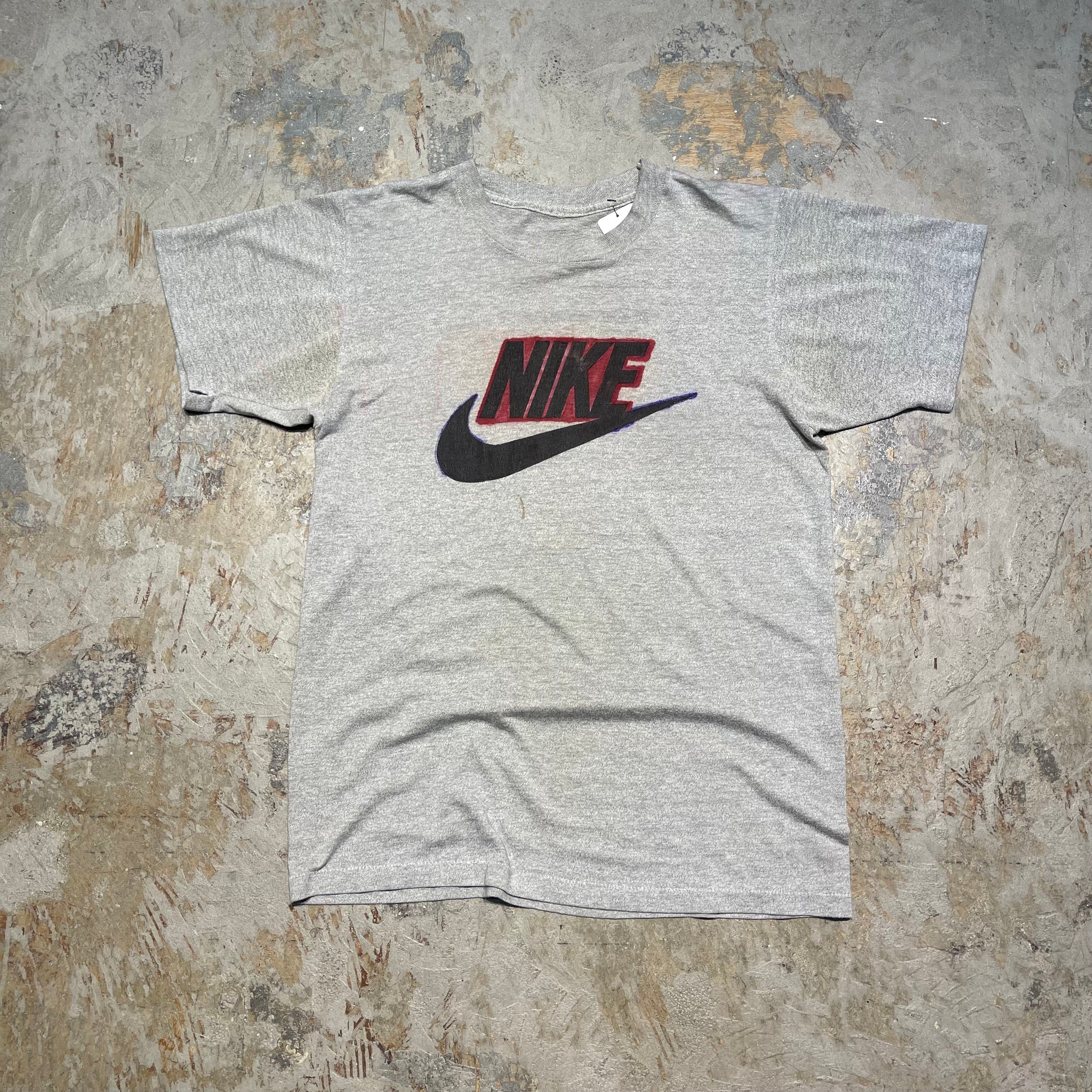 古着 ~90's NIKE/ナイキ / ヴィンテージ シングルステッチ プリントT