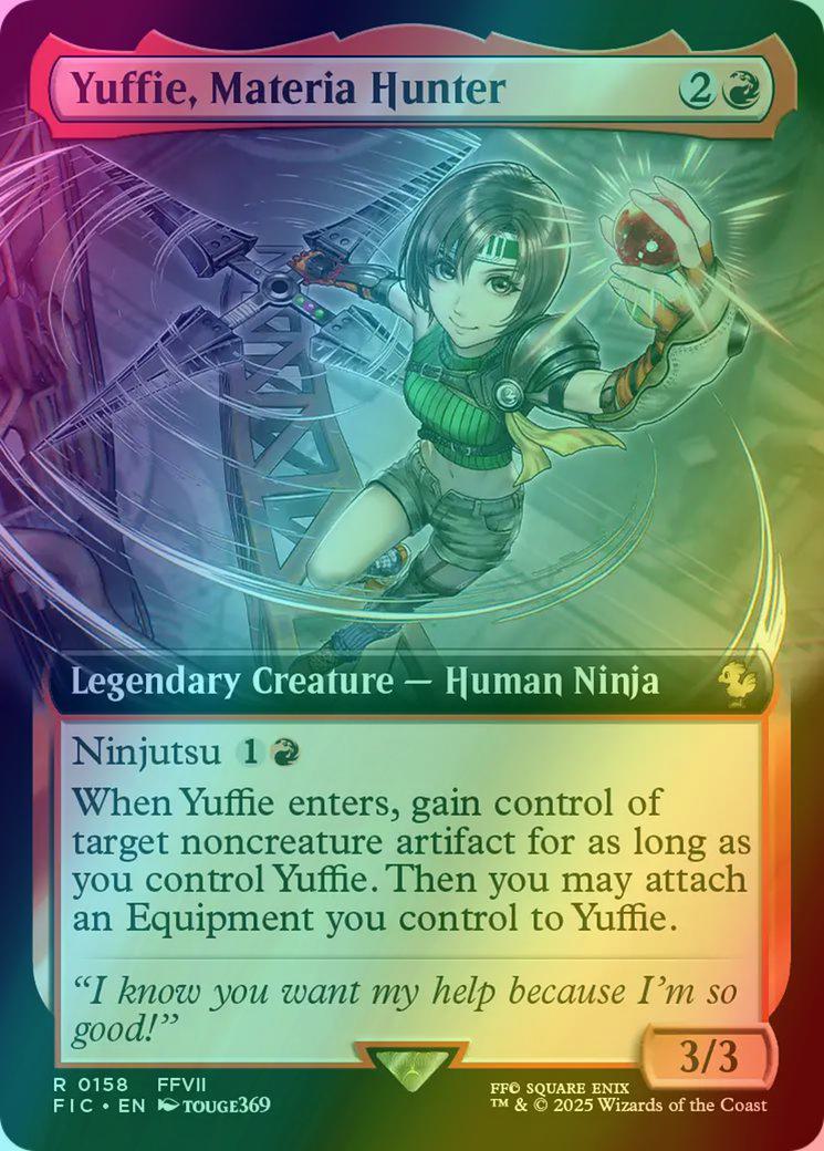 mtg ff マテリアハンター、ユフィ 拡張FOIL MTG マテリアハンター