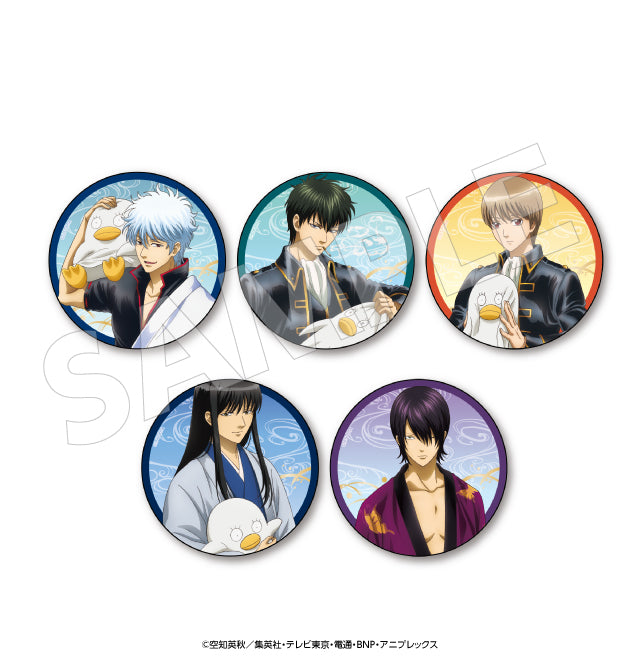 坂田銀時 志村新八 神楽 万事屋 大銀魂展 ハワイ 缶バッジ 銀魂 坂田銀