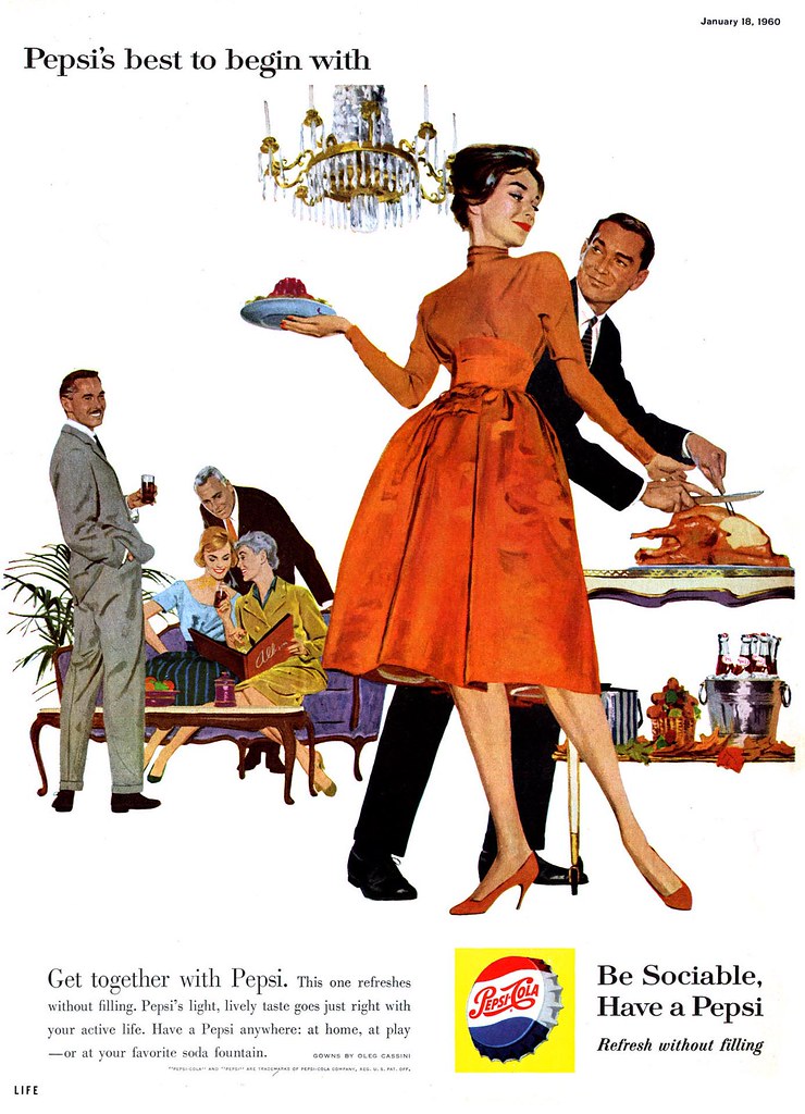 Today's Inspiration: The 1950's Pepsi Generation