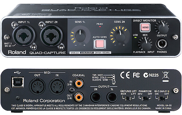 Roland UA-55 QUAD-CAPTURE 5月30日発売: 水おいしいです＾o＾