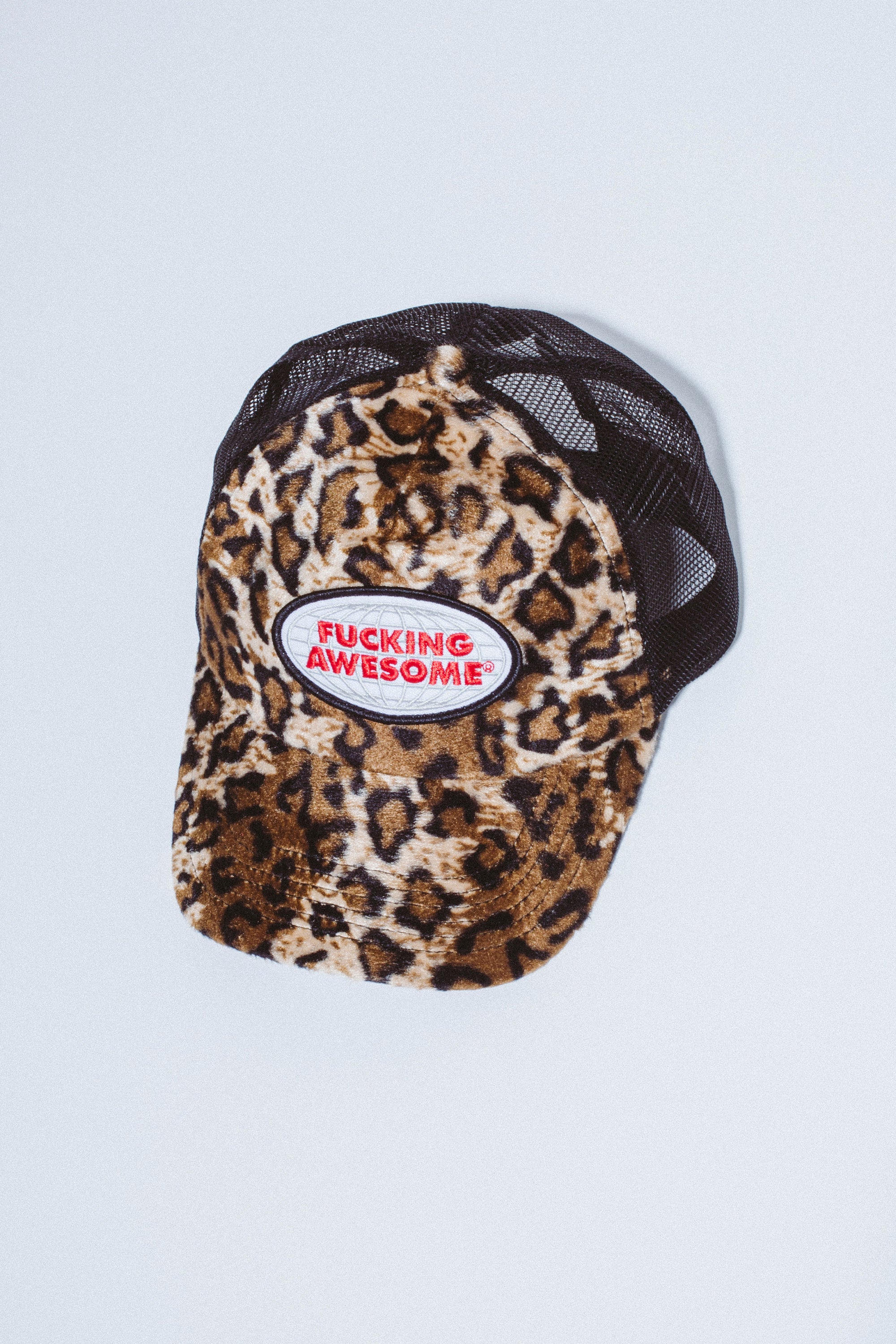 Patch Logo Leopard Trucker Hat – Fucking Awesome