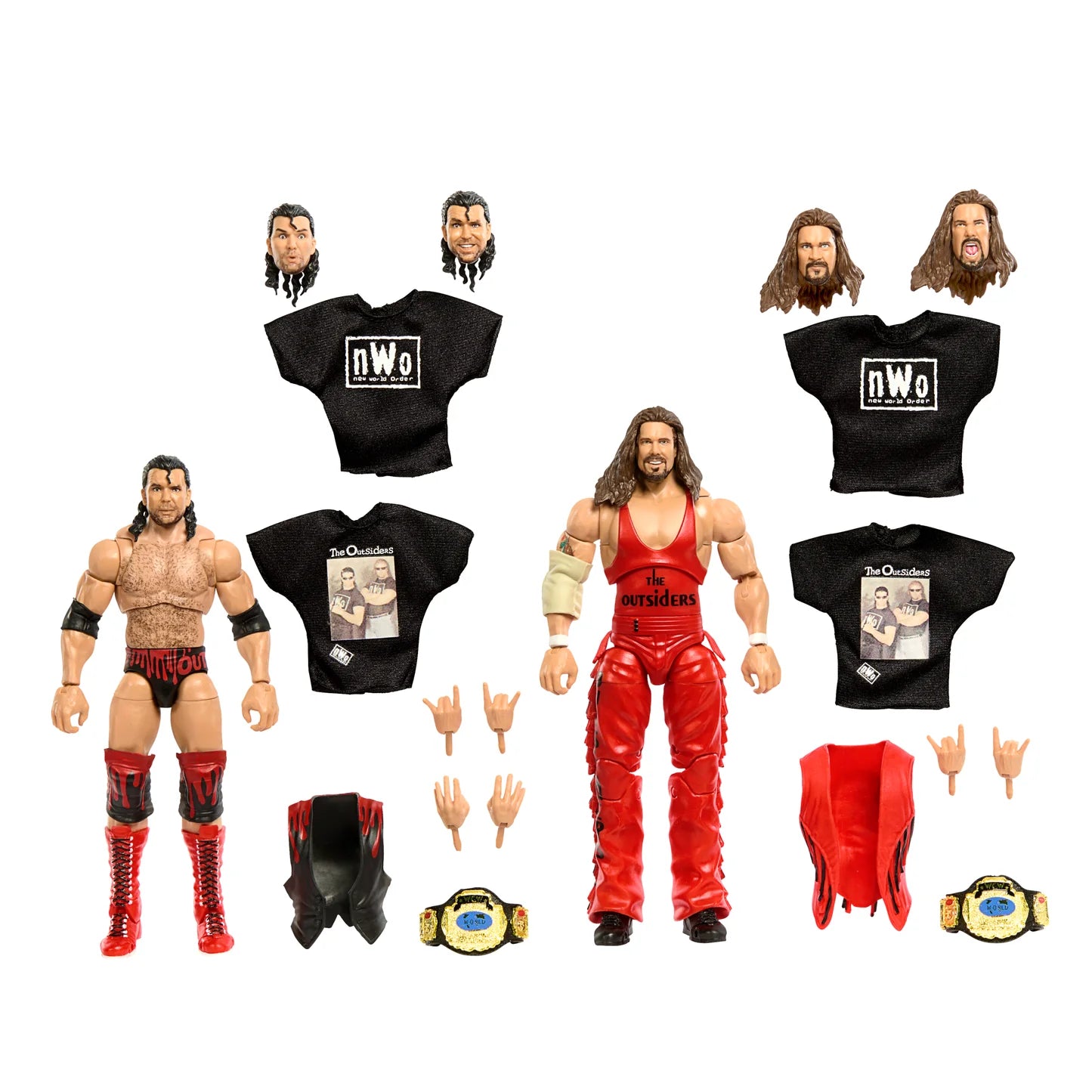 WWE Mattel Ultimate Edition Tag Team The Outsiders: Scott Hall & Kevin