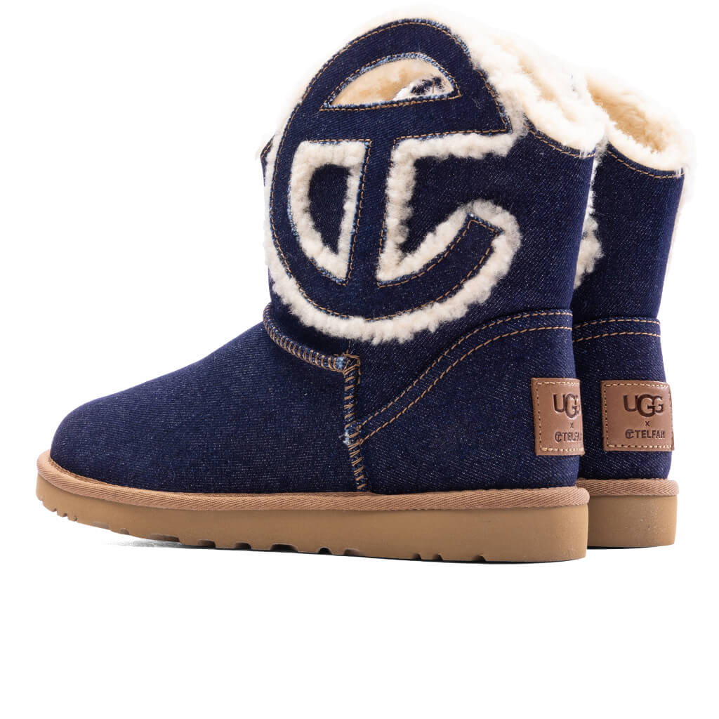 UGG x Telfar Logo Mini Boot - Indigo Denim – Feature