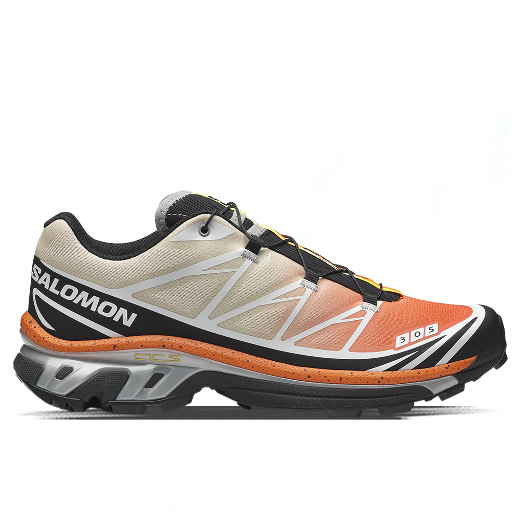 Salomon x Andrew Miami XT-6 - Shocking Orange/Transparent Yellow