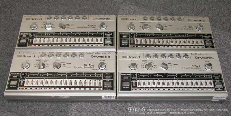 Five G Vintage Synthesizer ミュージアム | ROLAND TR-606 | Five G