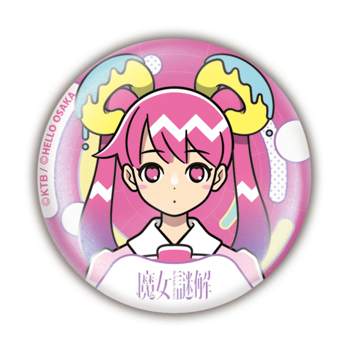 KAMITSUBAKI STUDIO×HELLO OSAKA】クッション缶バッジ3個セットA（化歩