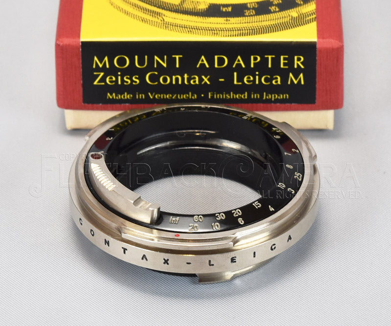Amedeo Contax RF to Leica M Adapter Limited – FLASHBACK CAMERA