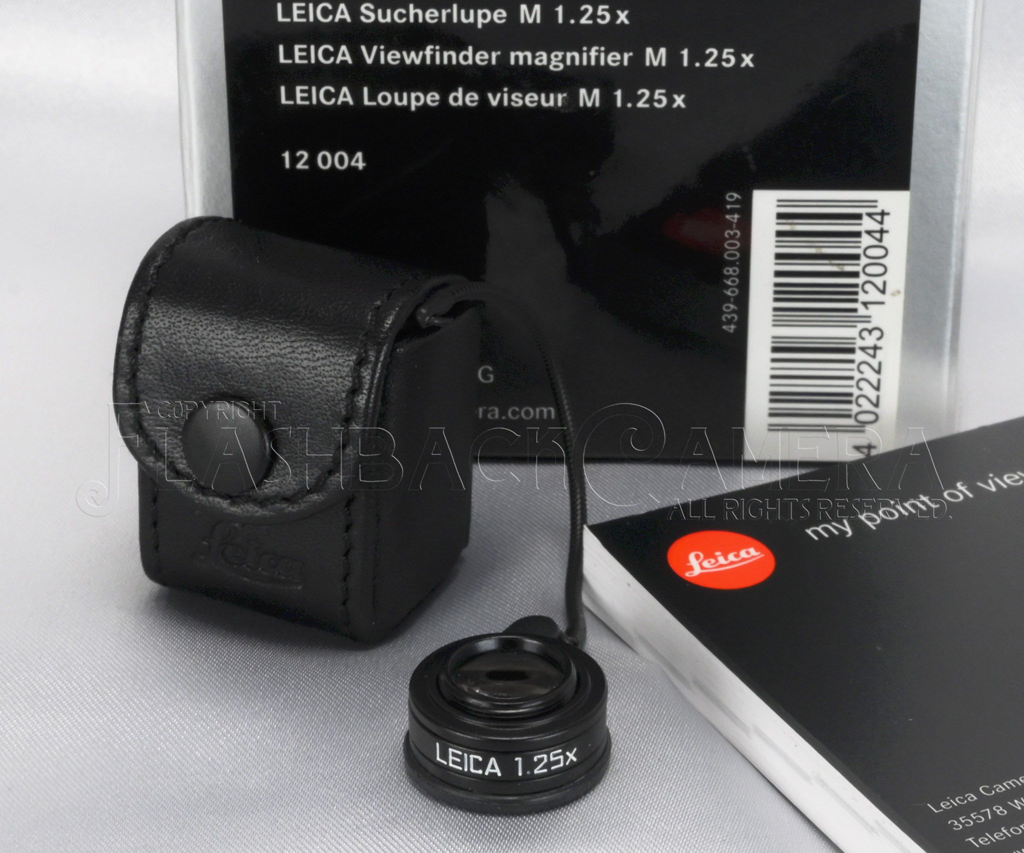 Leica Viewfinder Magnifier M 1.25x 12004 – FLASHBACK CAMERA