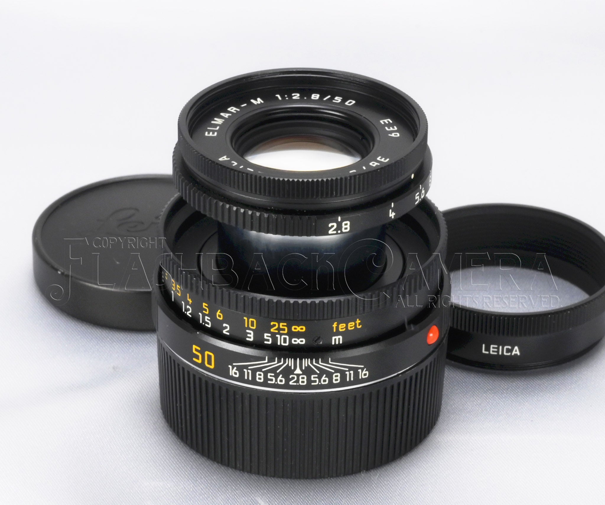 Elmar-M 50mm f2.8 (M) Black – FLASHBACK CAMERA