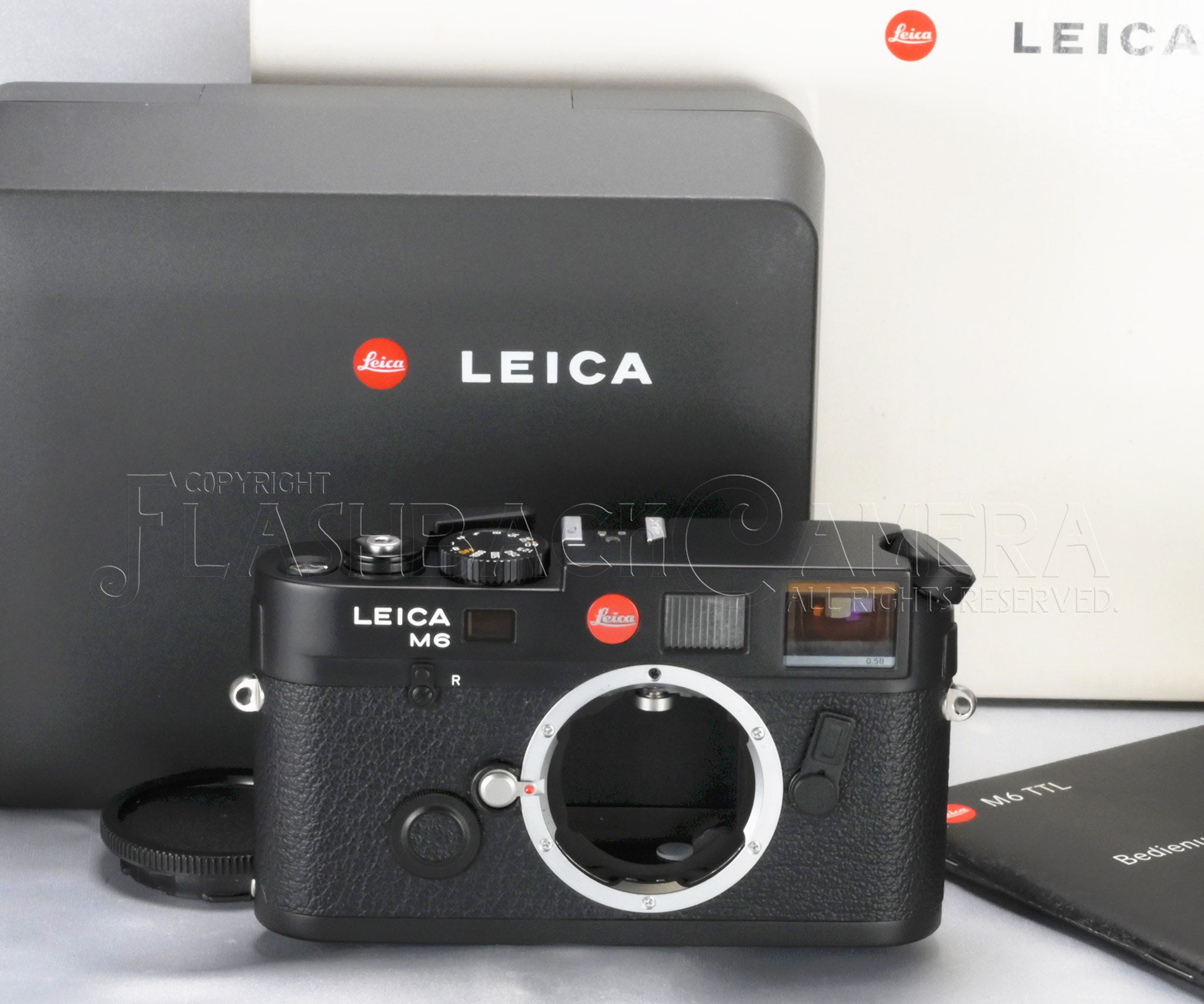 Leica M6 TTL 0.58 Black Chrome – FLASHBACK CAMERA