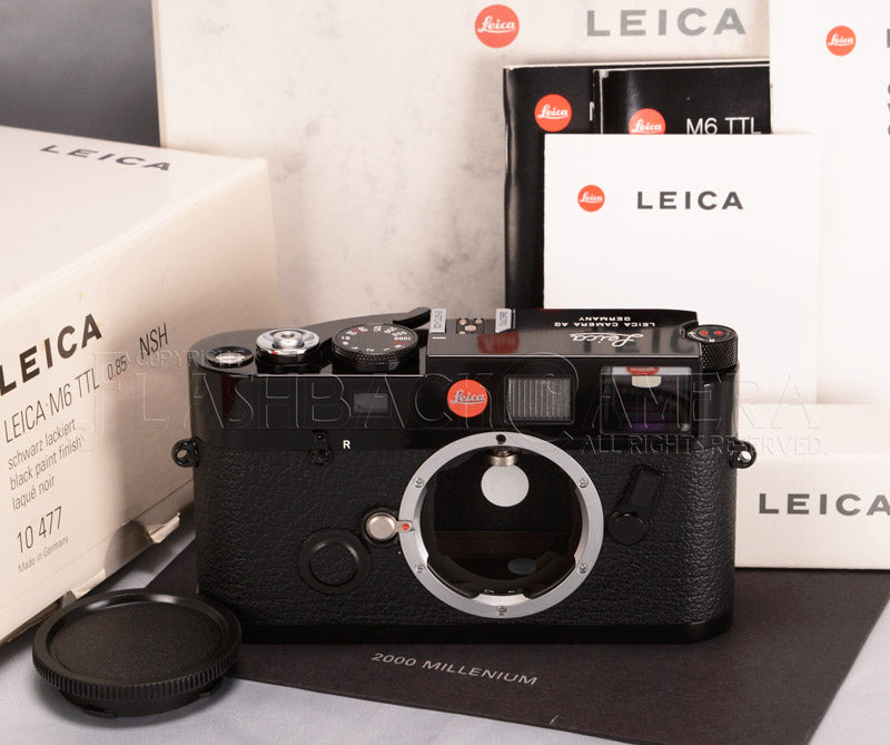 Leica M6 TTL 0.85 NSH Black Paint – FLASHBACK CAMERA