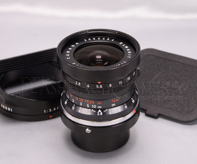 Elmarit 28mm f2.8 (M) Red Scale – FLASHBACK CAMERA