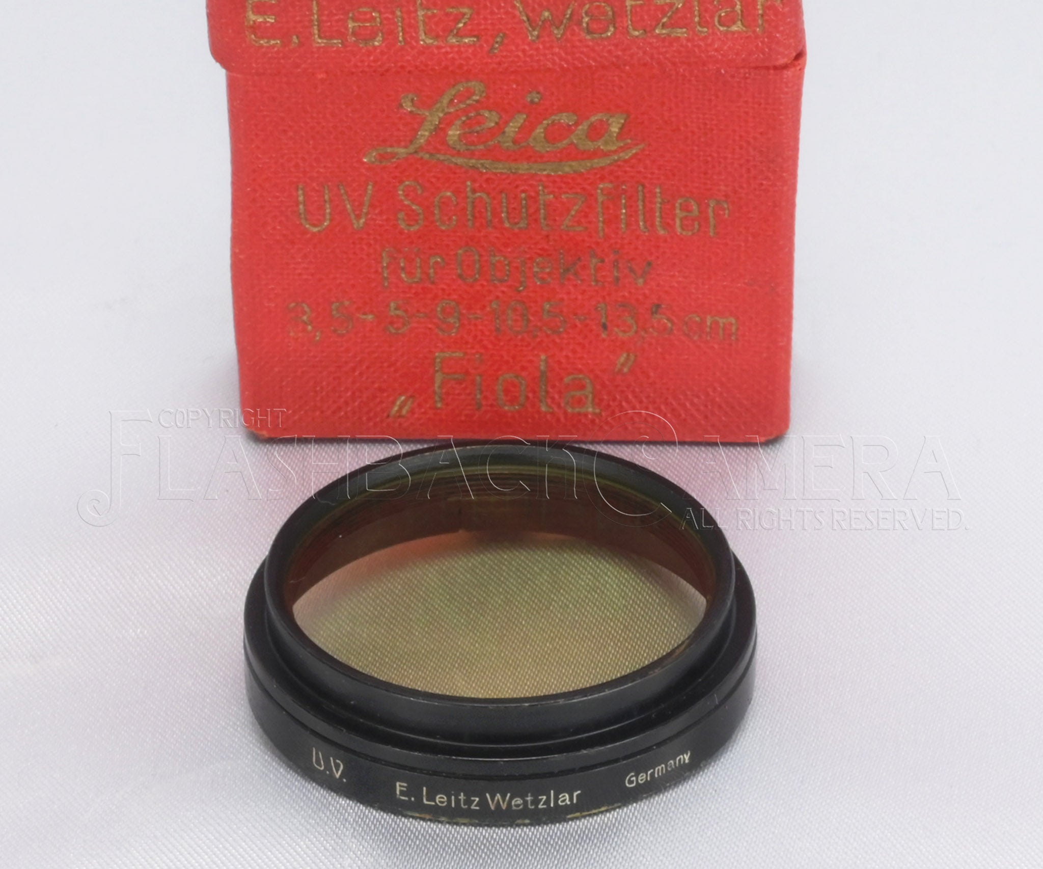 Leitz UV Filter A36 FIOLA Black – FLASHBACK CAMERA