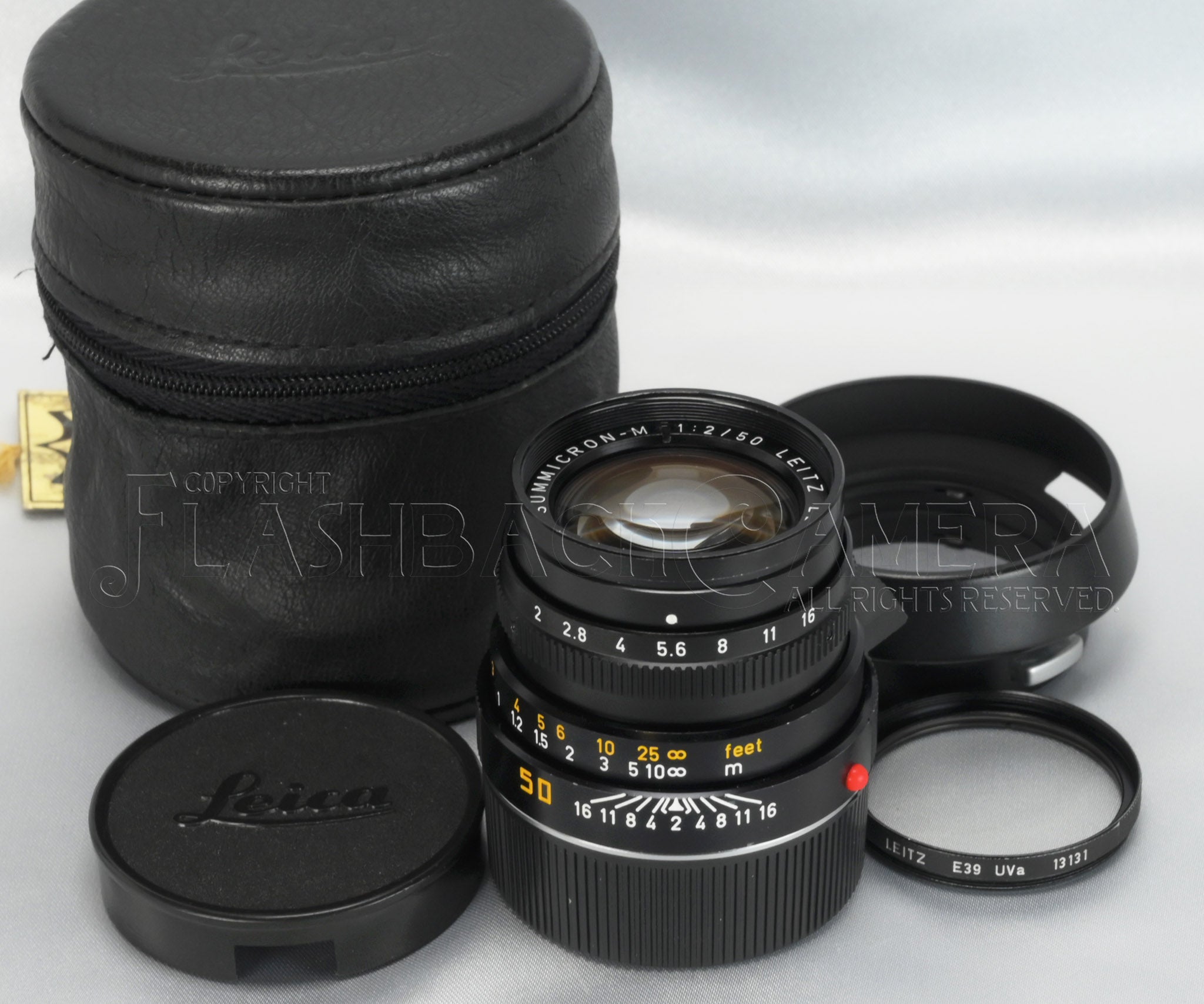 Summicron-M 50mm f2 (M) Black – FLASHBACK CAMERA
