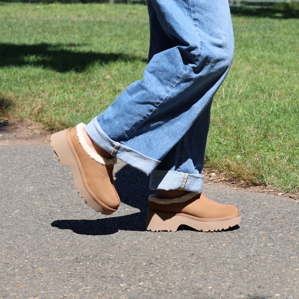 New-Heights Cozy Clog Shearling Mule – Footnotes