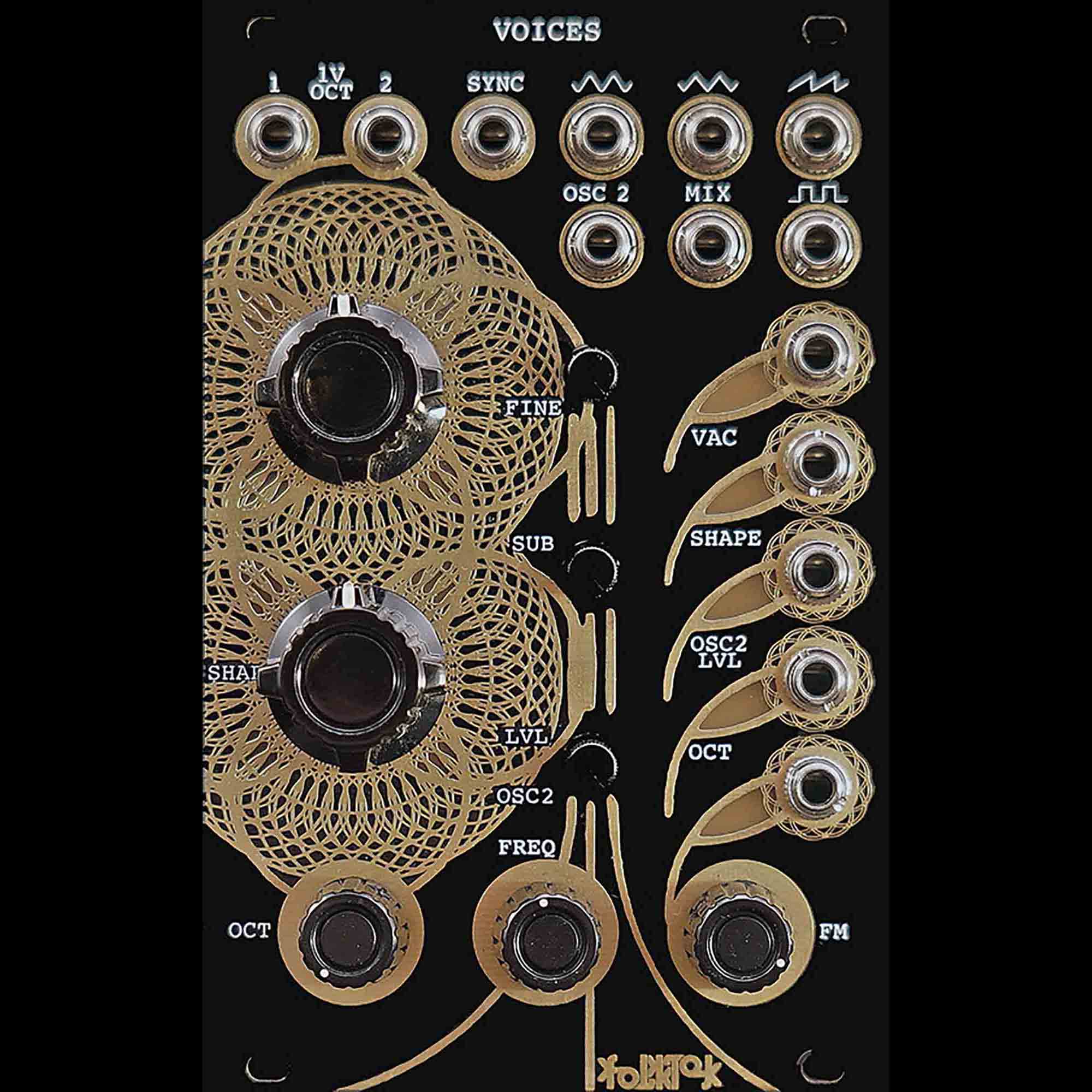 Folktek Voices Dual Oscillator Eurorack Module