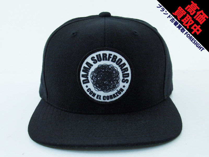 DAMA SURFBOARDS 'CAP'キャップ 黒 ブラック BLACK ダマサーフボード