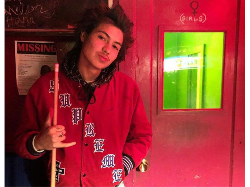 Supreme 'Old English Corduroy Varsity Jacket'バーシティジャケット