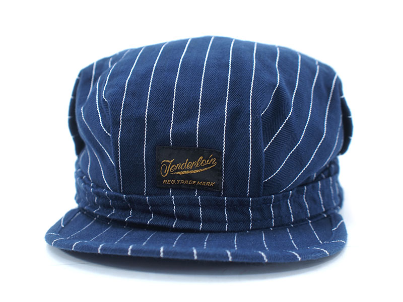 TENDERLOIN 'T-OCTAGON SO'ワークキャップ CAP ストライプ ネイビー 紺