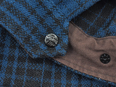 TENDERLOIN 'T-BEAR WOOL JKT'チェック ベアウールジャケット