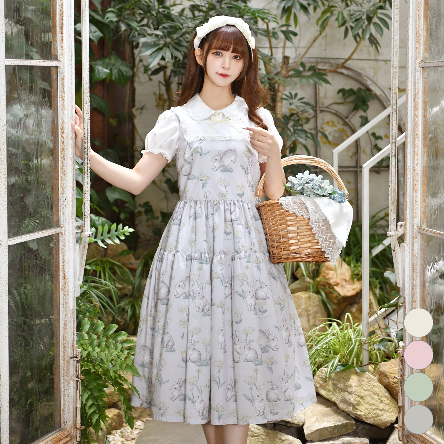 Botanical Rabbitジャンパースカート-Melody BasKet(メロディー