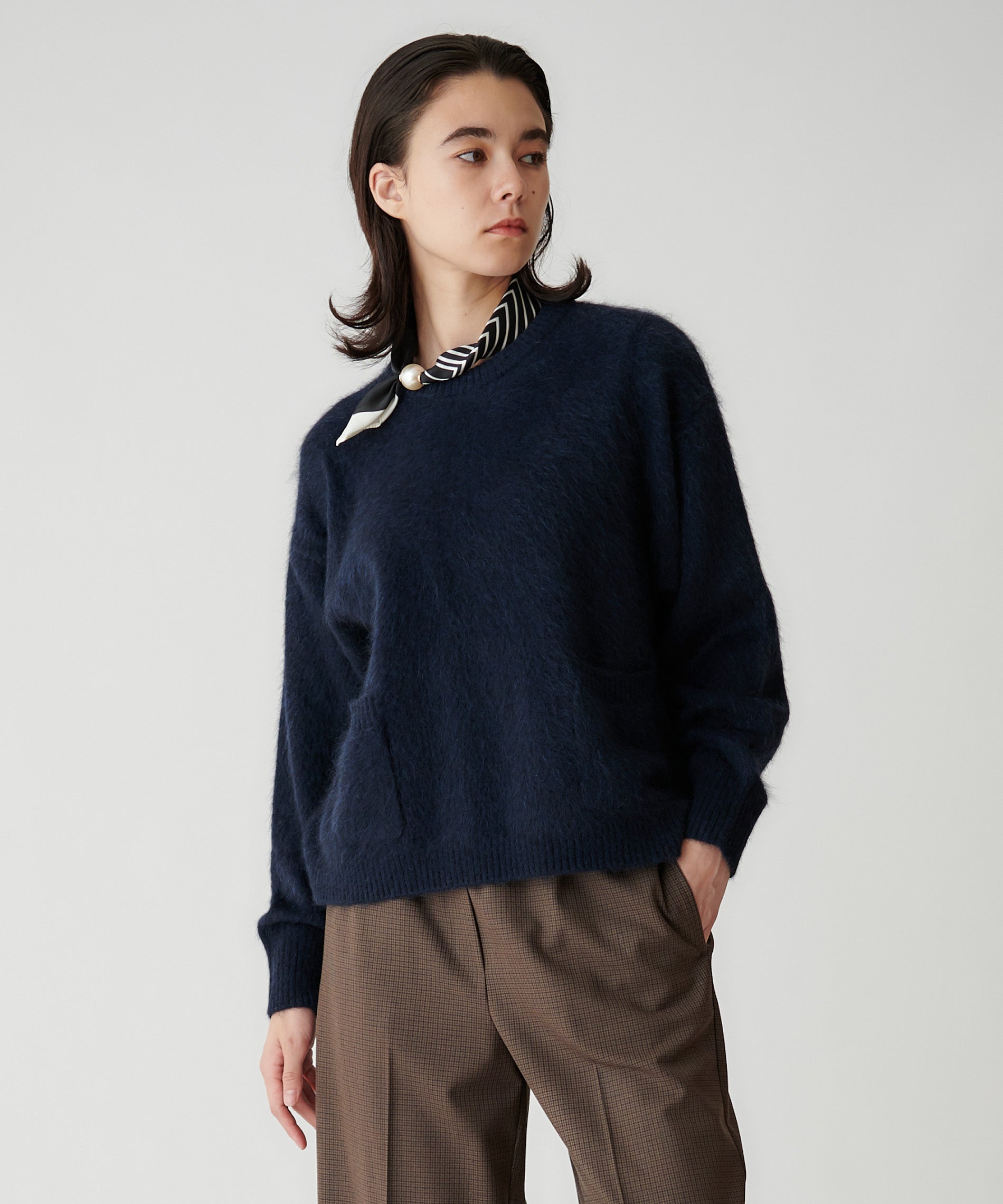 YAK混ポケットニット – FACE SANS FARD