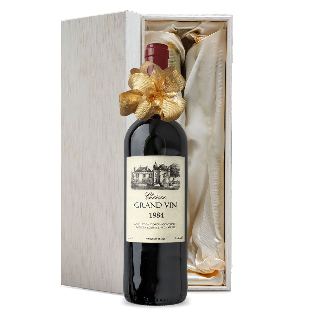 1984年 生まれ年ワイン 【当日発送】彫刻なし 木箱入 昭和59年