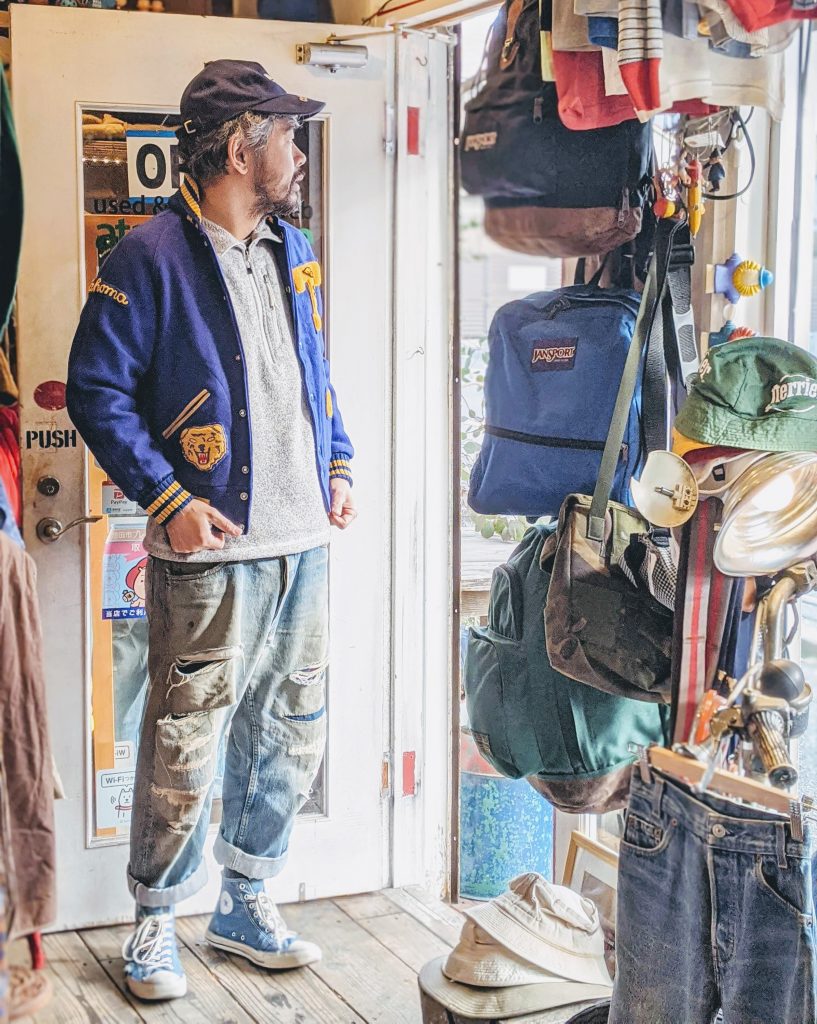 1970s-80s USA LASLEY KNITTING Wool Patched Varsity Jacket – ataco