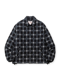 CALEE 「BOX CHECK OVER SIZE COACH JACKET」 ドビーチェック コーチ