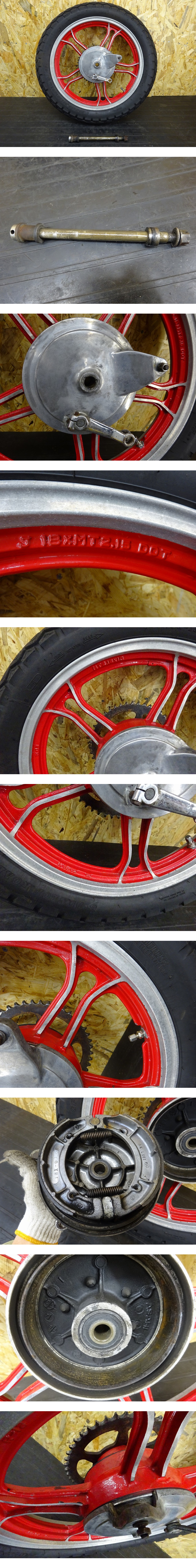 190321.Y】XJ400D(4G0-054)○ リアホイール(18×2.15) ブレーキドラム