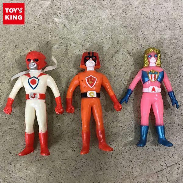 ポピー ソフビ バトルフィーバーJ バトルジャパン ミスアメリカ バトル