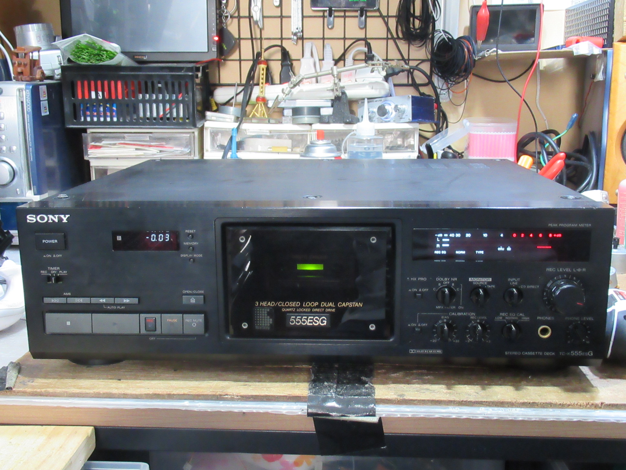 希少 SONY TC-K555ESR 名機 3ヘッド 高級 カセットデッキ SONY TC