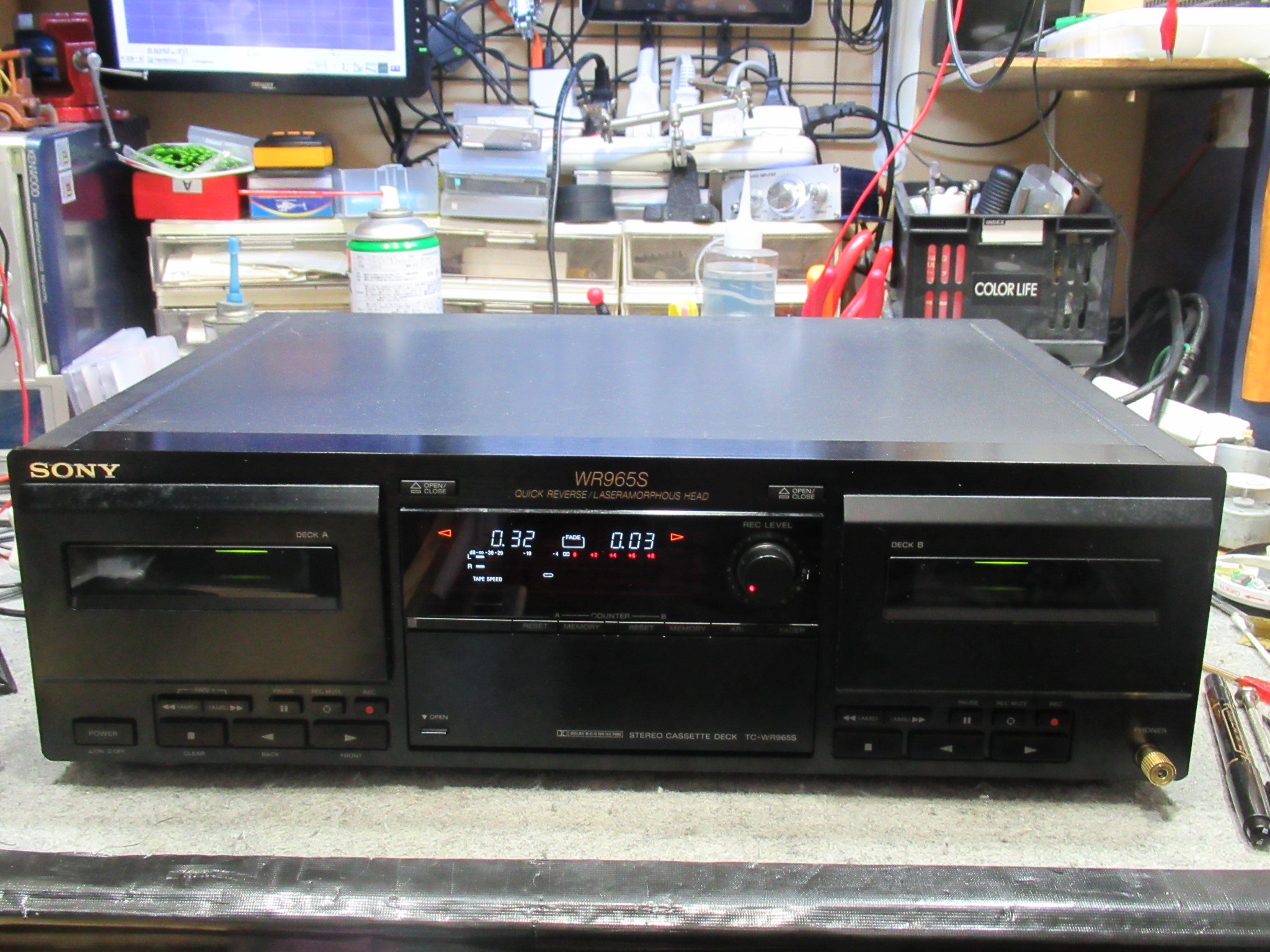 SONY TC-WR965S 回転ヘッド固着 – Audiolife － Enjoy your audio life!!